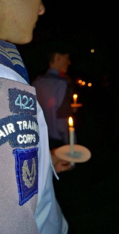 Corby Air Cadets remember the fallen