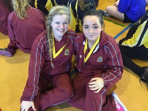 Netball Silver Medal Winners Cdt Bell And Cdt Pavitt