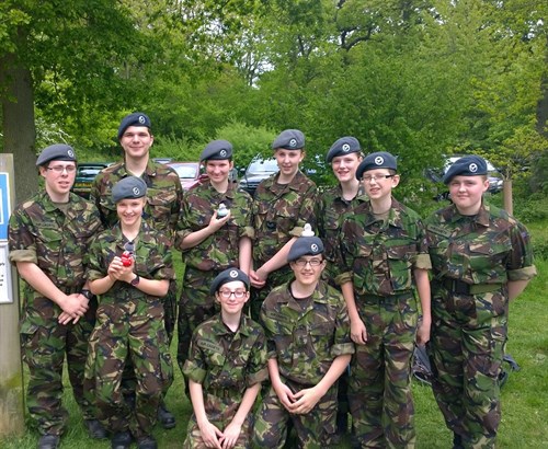 Corby Air Cadets Sponsored Walk Team