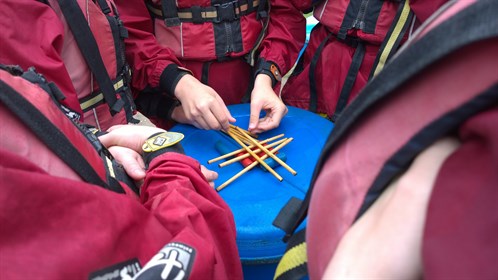 Cadets Planning Their Raft