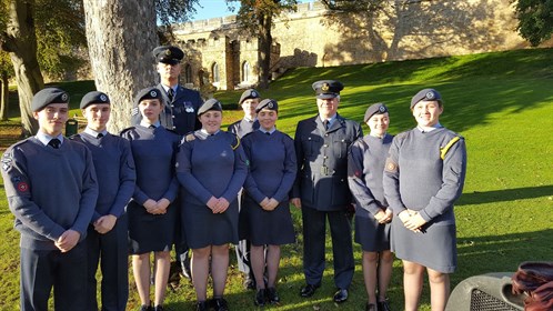 Corby Air Cadets attend 75th Anniversary Lincoln Parade