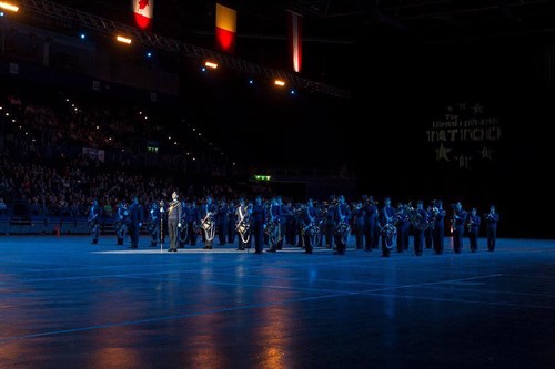 Corby Air Cadet performing at the Birmingham Tattoo